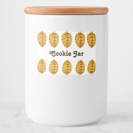 Etiqueta de Jar de Cookie