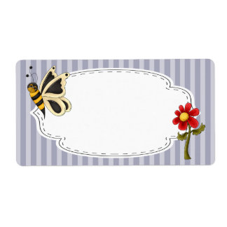 Etiqueta de Jardim de Borboleta