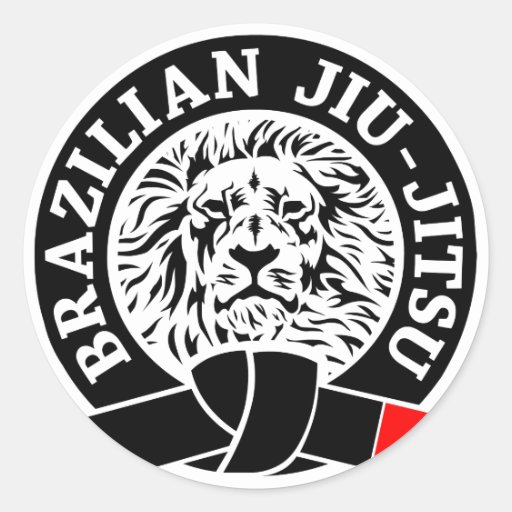 Etiqueta de Jiu Jitsu do brasileiro (redonda) Adesivo Zazzle Advance Artesanato Osasco ~ Etiqueta de Jiu Jitsu do brasileiro (redonda) Adesivo Zazzle