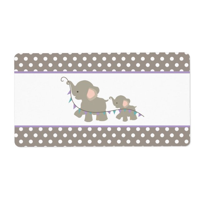 Etiqueta de Joy Elefante (Frente)