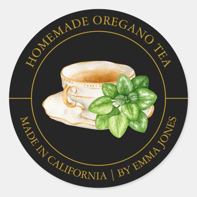 Etiqueta de Keiano Tea Modern (Frente)