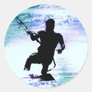 Etiqueta de Kiteboarding