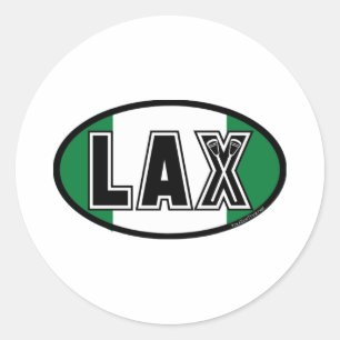 Etiqueta de Lacrosse Flag