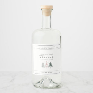 Etiqueta de Ladrões do Espírito de Natal