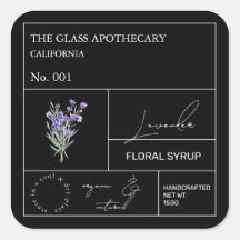 Etiqueta de Lavanda Apothecary