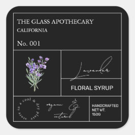 Etiqueta de Lavanda Apothecary
