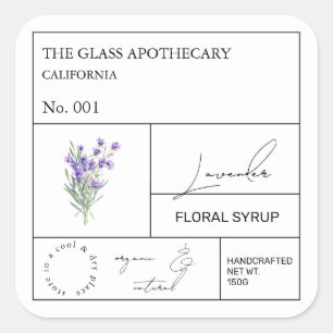 Etiqueta de Lavanda Apothecary