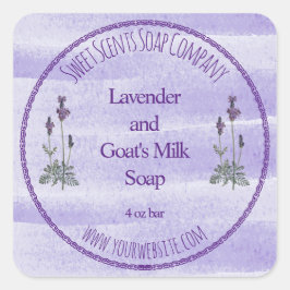Etiqueta de lavanda e Cosméticos