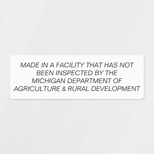 Etiqueta de Lei de Algodão (Design 1)