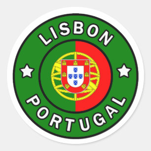 Etiqueta de Lisboa Portugal