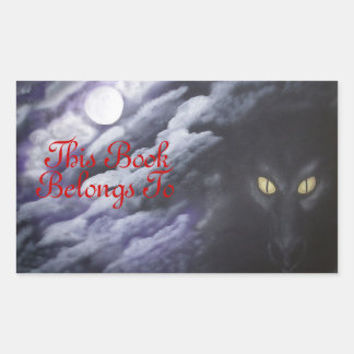 Etiqueta de Livro Lua de Dragão Adesiva