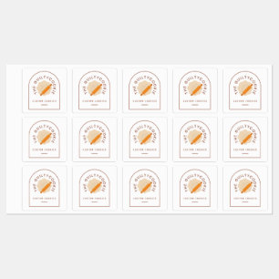 Etiqueta de logotipo de produtos/padaria para tema