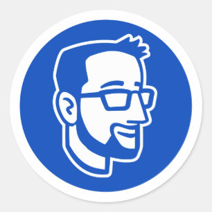 Etiqueta de Logotipo Redondo Bíblia