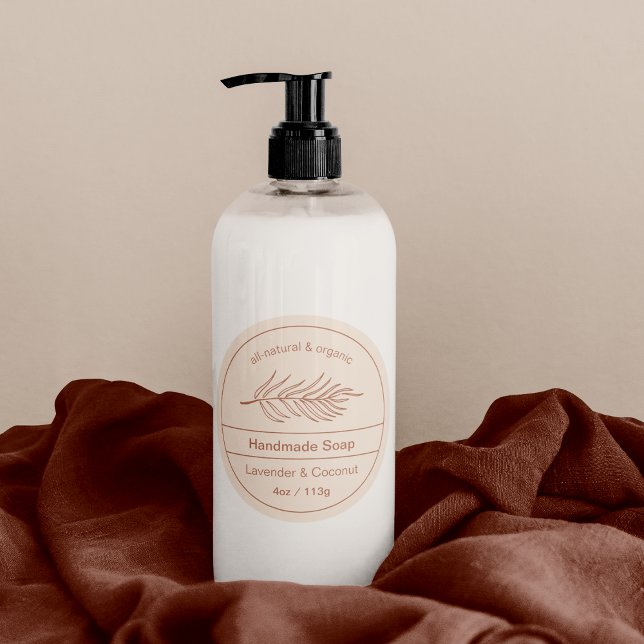 Etiqueta de logotipo rosa com poeira (Criador carregado)