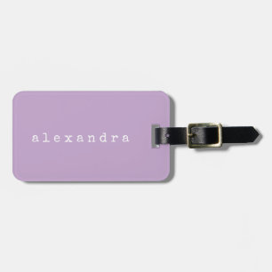 Etiqueta de mala personalizada simples minimalista