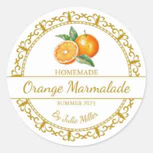 Etiqueta de Marmalada Laranja de Casinha Dourada V