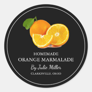 Etiqueta de Marmalada Laranja Simples