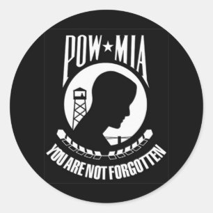 Etiqueta de MIA do PRISIONEIRO DE GUERRA