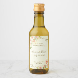 Etiqueta de Mini Vinho Rosa 2 x 3