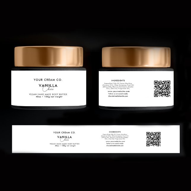 Etiqueta de Modelo do adesivo do produto cosmético (Cosmetic Product Sticker Template Skincare Label)
