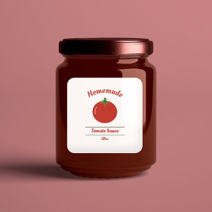 Etiqueta de molho de tomate editável