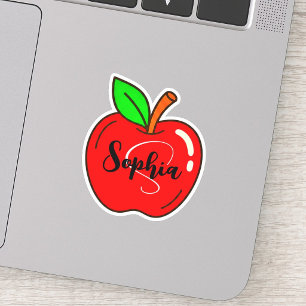 Etiqueta de Monograma de Nome Personalizado Prof