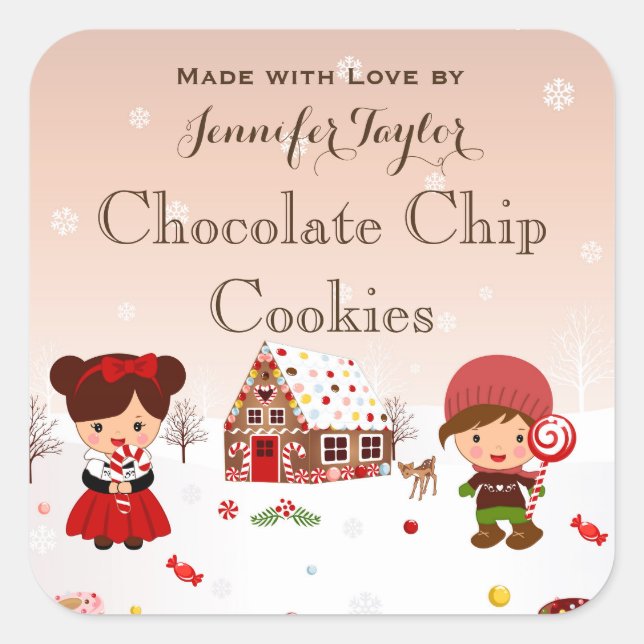 Etiqueta de Natal (Frente)