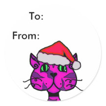 etiqueta de natal de agradecimento