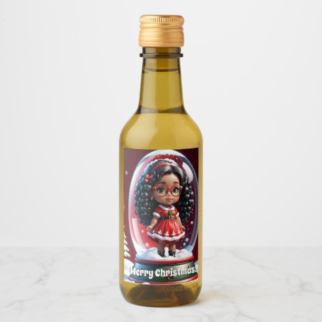 Etiqueta de Natal para MiniWine (Frente)