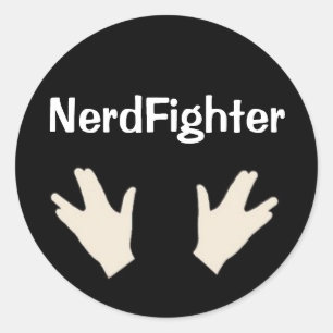Etiqueta de NerdFighter - DFTBA