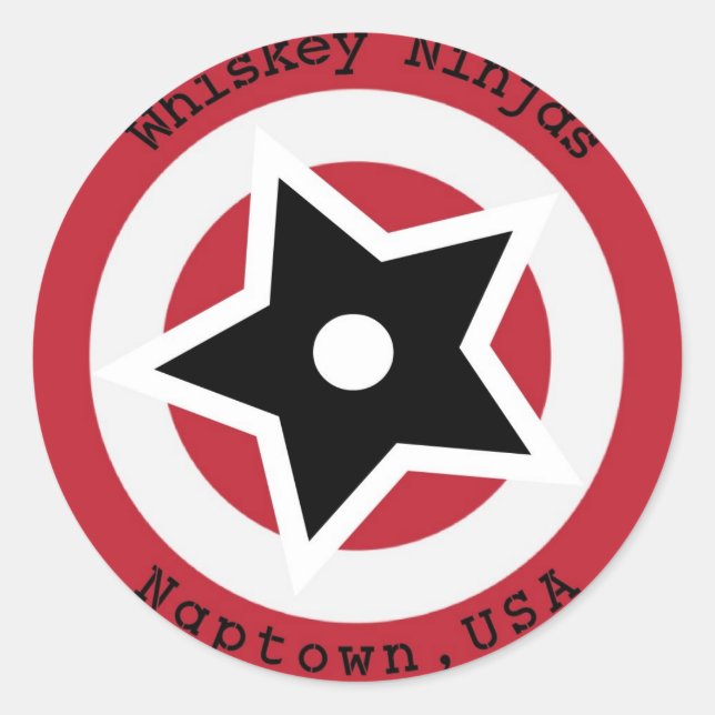 Etiqueta de Ninjas do uísque (Frente)