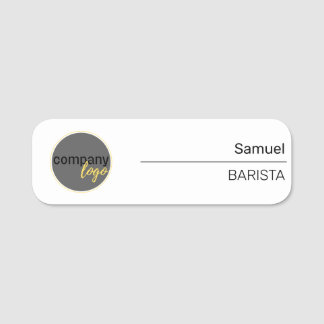 ETIQUETA DE NOME ADICIONAR UNIFORME DO FUNCIONARIOS DE MARCA DA EMP