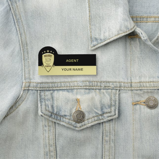 Etiqueta De Nome Agente da caução (In Situ)