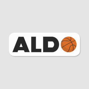 Etiqueta De Nome Aldo Basball