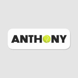 Etiqueta De Nome Anthony Tênis