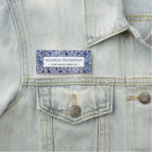 Azulejos Portugueses - Azulejo Azul e Branco Flora