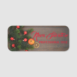 Etiqueta De Nome Belo Natal