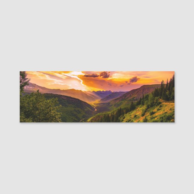 Etiqueta De Nome Berglandschaft (Frente)