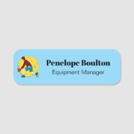 Etiqueta De Nome Bola de seleção