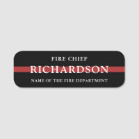 Bombeiro Personalizado - Thin Red Fire