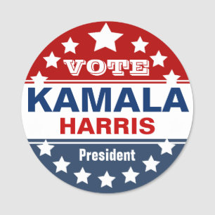 Etiqueta De Nome Campanha de Kamala Harris Modelo