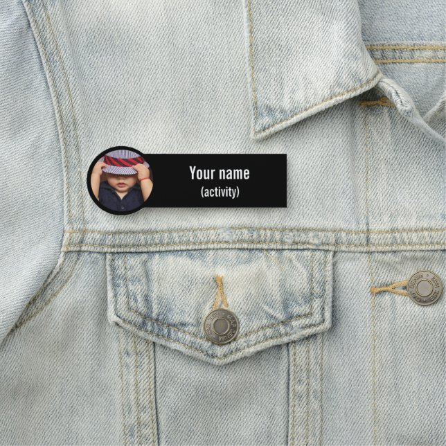 Etiqueta De Nome Carregar a sua fotografia (In Situ)