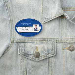 Etiqueta De Nome Cartão de Identificação do Nome de Foto do Estu