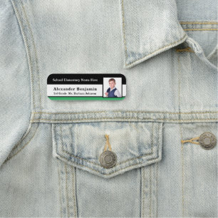 Etiqueta De Nome Cartões para identificação de fotos para crianças