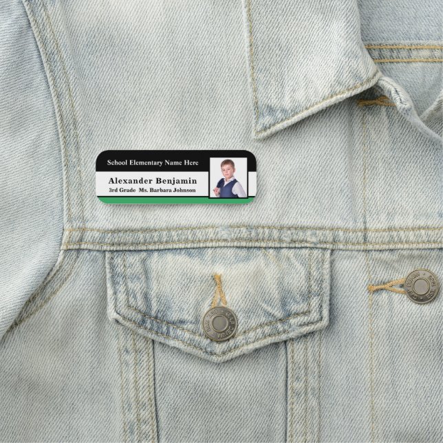 Etiqueta De Nome Cartões para identificação de fotos para crianças  (In Situ)