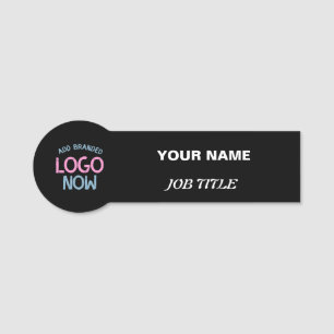 ETIQUETA DE NOME CLIENTE FASHIONÁVEL SIMPLES E LIMPO NEGRO