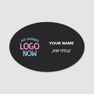 ETIQUETA DE NOME CLIENTE FASHIONÁVEL SIMPLES E LIMPO NEGRO