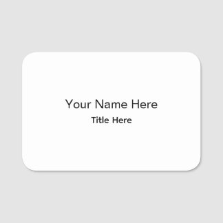 Etiqueta De Nome Colaborador Profissional Personalizado