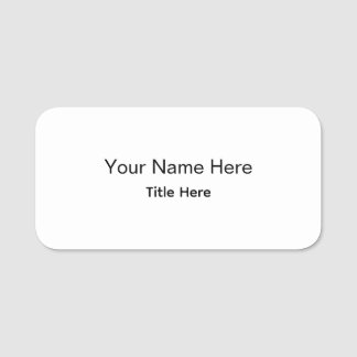 Etiqueta De Nome Colaborador Profissional Personalizado