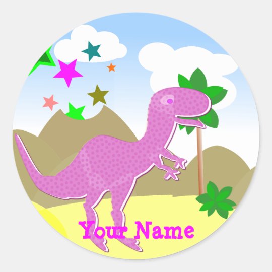 Etiqueta De Nome Cor De Rosa Do Dinossauro De Zazzle Com Br Quando começa uma guerra quase ninguém se lembra dos animais, mas o veterinário de origem egípcia amir khalil não os esquece. etiqueta de nome cor de rosa do dinossauro de